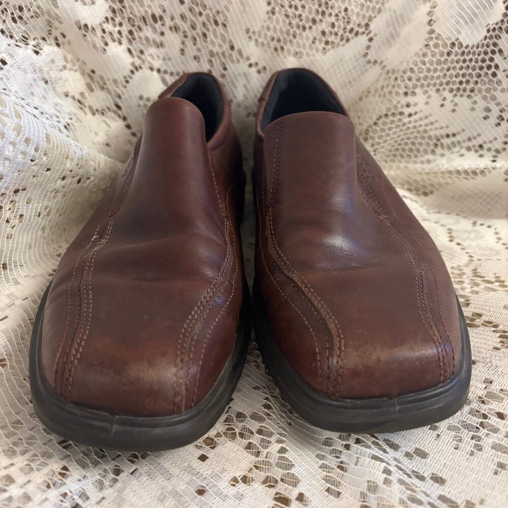 ECCO Helsinki 2.0 Men's Size 44 (10/10.5) Brown Leather Loafers Shoes